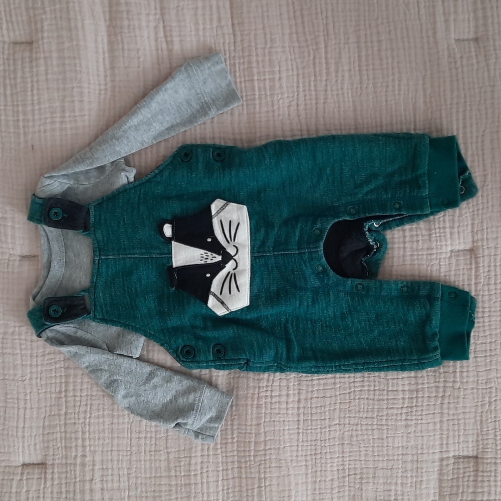 Cat and Jack Overall Set